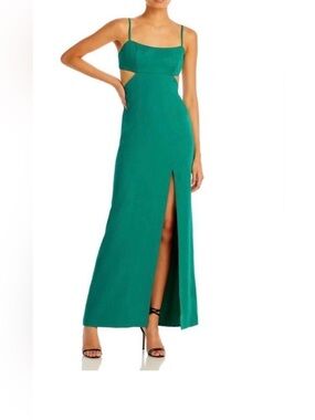 Emerald After-Dark Open Back Formal Dress | Aqua Formal Size 0